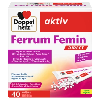 Doppelherz aktiv Ferrum Femin DIRECT Vista frontal