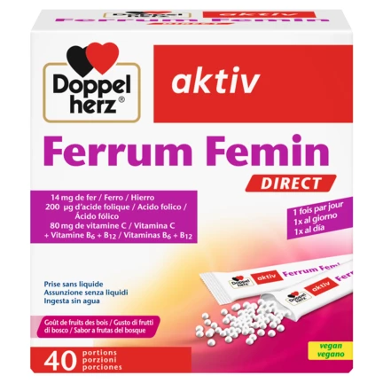 Doppelherz aktiv Ferrum Femin DIRECT Vista frontal
