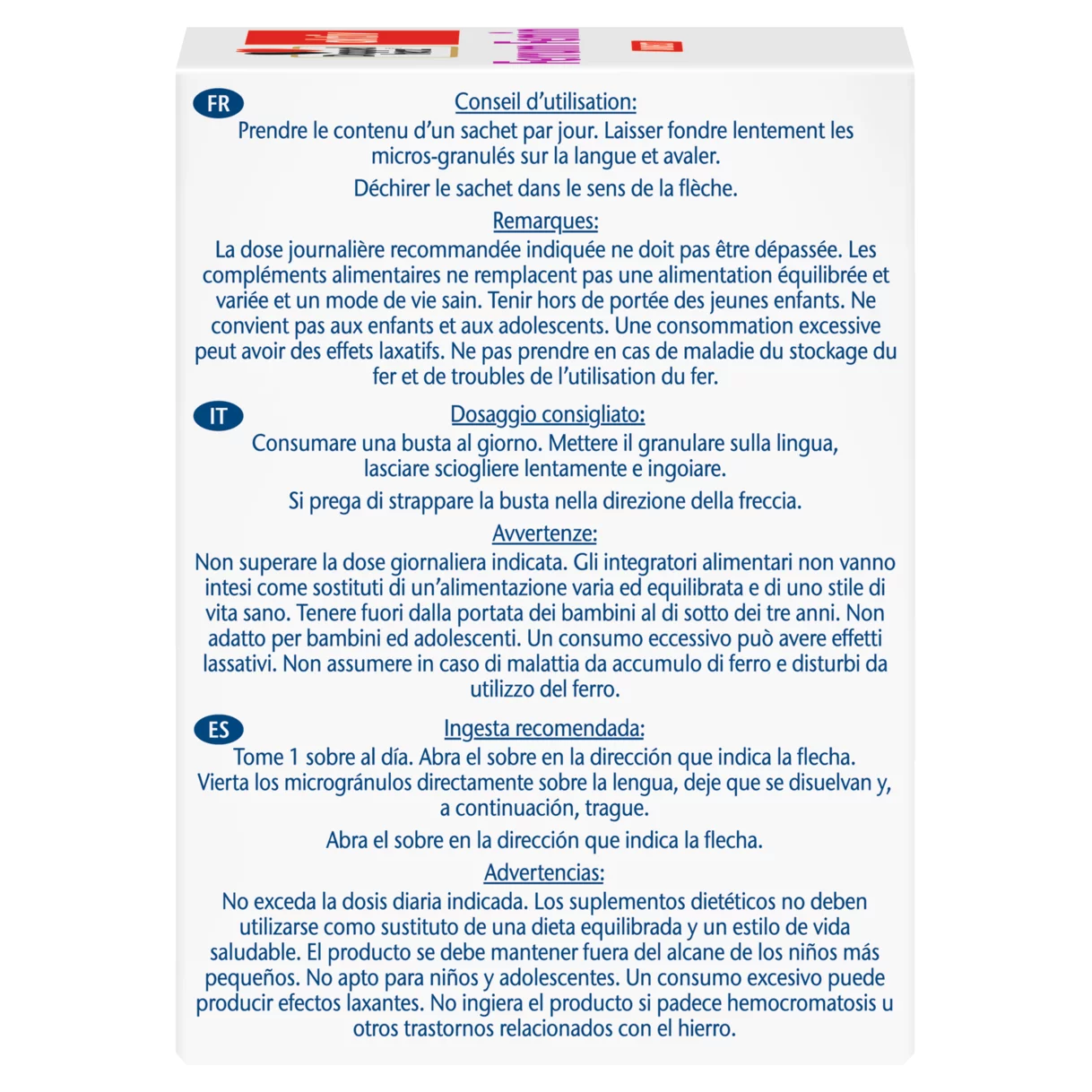 Doppelherz aktiv Ferrum Femin DIRECT Vista lateral izquierda