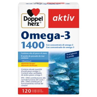Doppelherz aktiv Omega-3 1400 Vista frontal