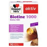 Doppelherz aktiv Biotine 1000 Vista frontal