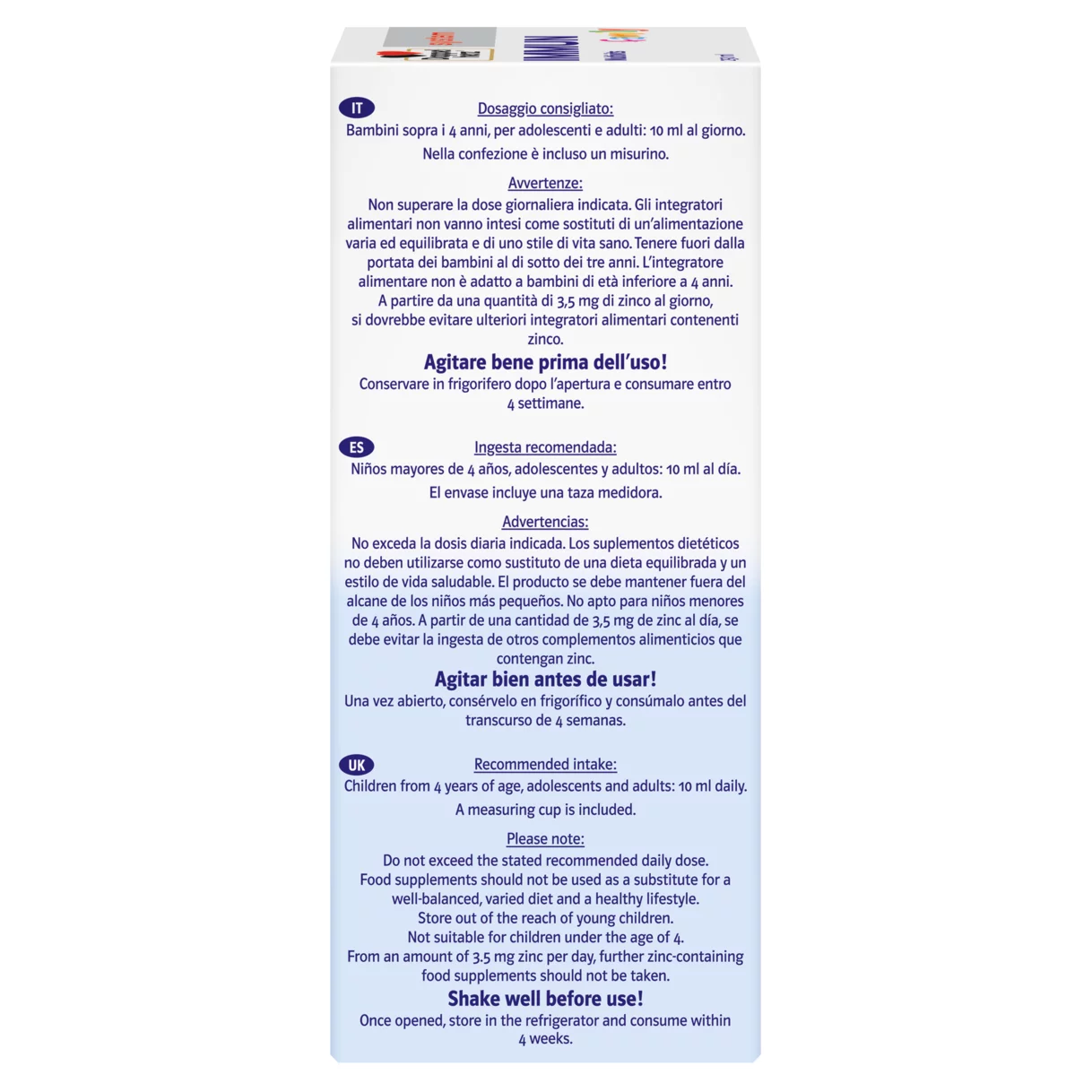 Doppelherz system IMMUN family Vista lateral izquierda