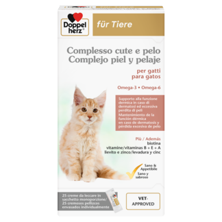 Complejo piel y pelaje para gatos
