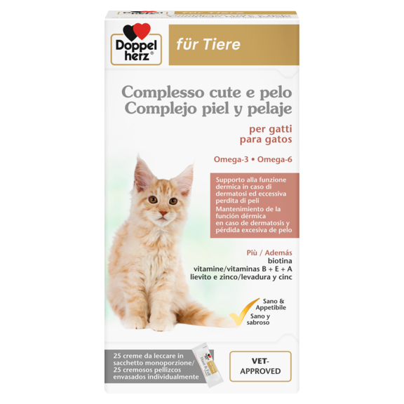 Complejo piel y pelaje para gatos